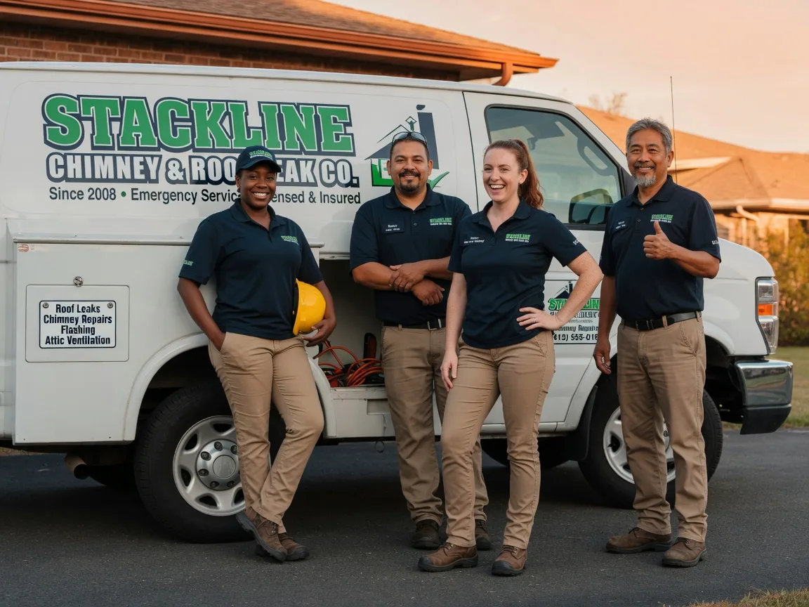 Chimney flashing repair company in Hays, NC